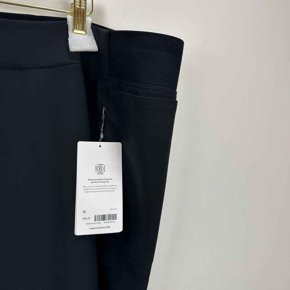 Athleta Stellar Tight Pant Pocket Plus Size Black Plus Size Athleisure US 26 NWT - Picture 8 of 16